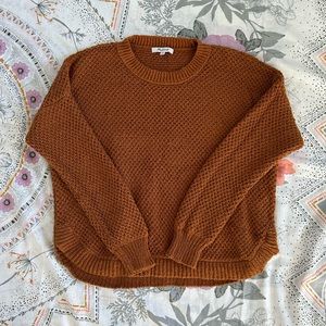 MADEWELL Parkhouse Pullover Sweater Golden Pecan